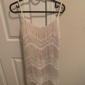 Lulus fringe sequin dress